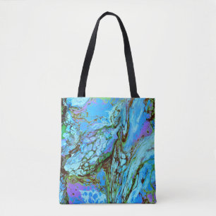 Bolso De Tela Tote azul de la fantasía