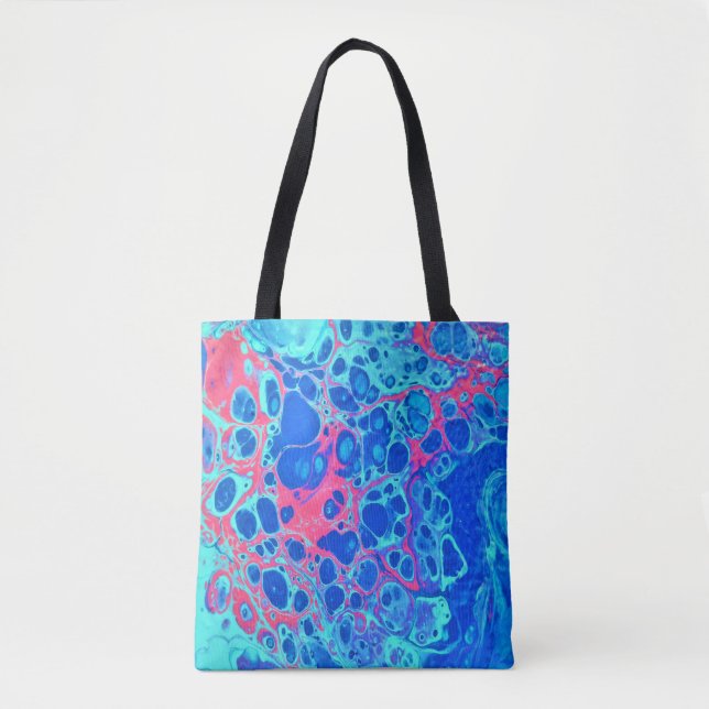 Bolso De Tela Tote azul del placer (Anverso)