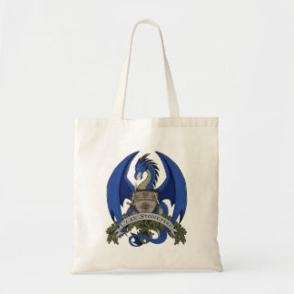 Bolso De Tela Tote (azul) del ultramarinos del escudo de los