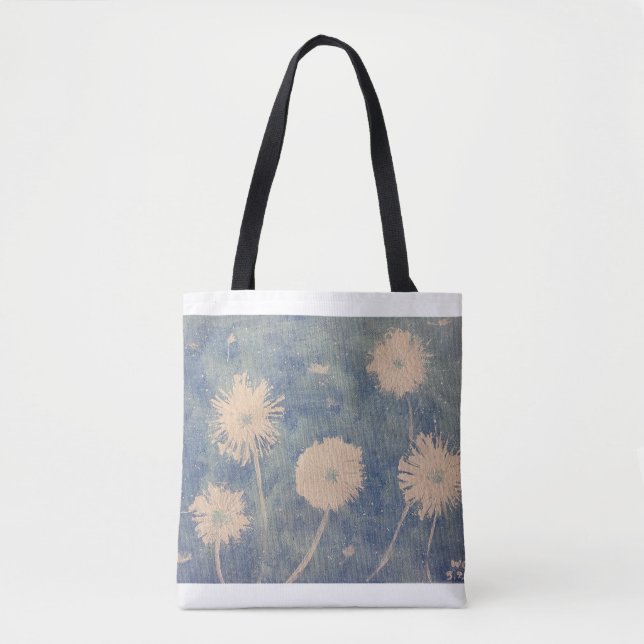 Bolso De Tela Tote azul Maison Rosie Light (Anverso)