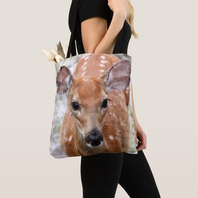 Bolso De Tela Tote Baby Deer (Detalle)