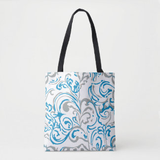 Bolso De Tela Tote bag-abstract blue