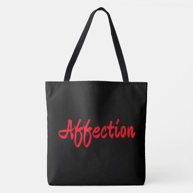 Bolso De Tela Tote Bag Affection  (Anverso)