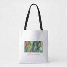Tote Bag Artistique Abstrait - "Life in nuances"