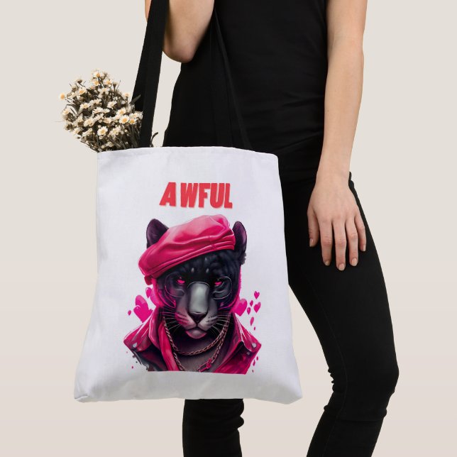 Bolso De Tela Tote Bag Awful (Detalle)