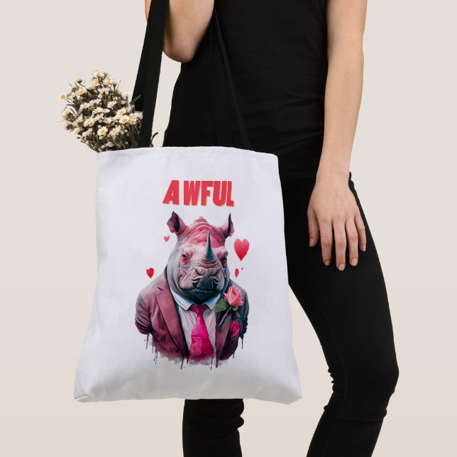 Bolso De Tela Tote Bag Awful (Detalle)