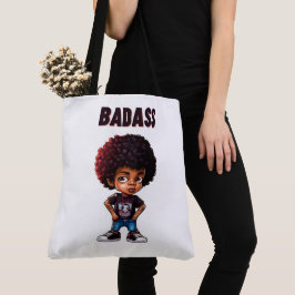 Bolso De Tela Tote Bag BADASS