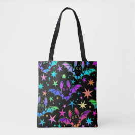 Bolso De Tela Tote Bag "Bats"