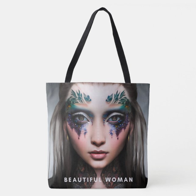 Bolso De Tela Tote Bag beautiful woman (Anverso)