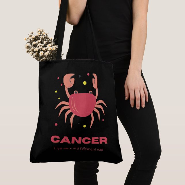 Bolso De Tela Tote Bag Cancer (Detalle)