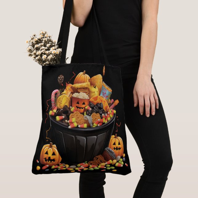 Bolso De Tela Tote Bag Candy Cauldron Delights: (Detalle)