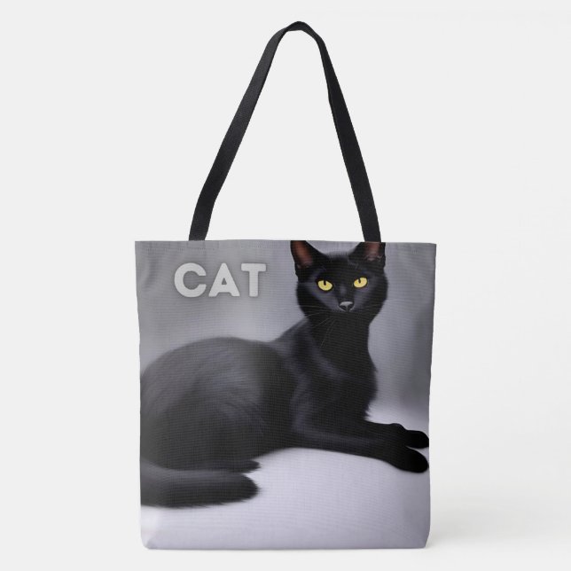 Bolso De Tela Tote Bag cat (Anverso)
