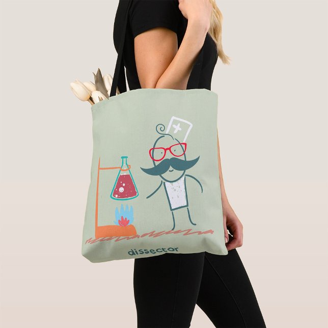 Bolso De Tela Tote Bag, científico del sector (Subido por el creador)