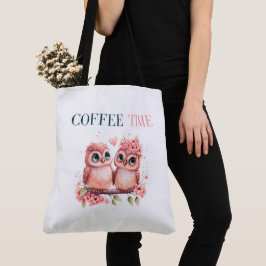Bolso De Tela Tote Bag Coffee Time