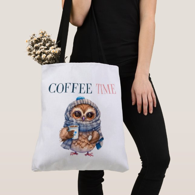 Bolso De Tela Tote Bag Coffee Time (Detalle)