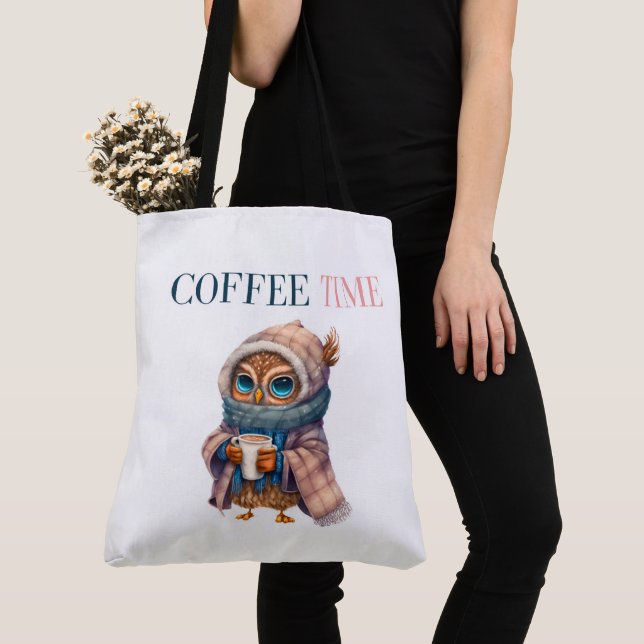 Bolso De Tela Tote Bag Coffee Time (Detalle)