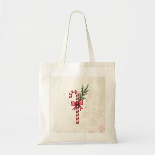 Bolso De Tela Tote Bag con diseño de Navidades (Frente)