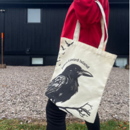 Bolso De Tela Tote Bag Crow