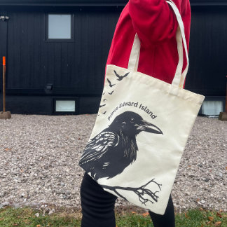 Bolso De Tela Tote Bag Crow