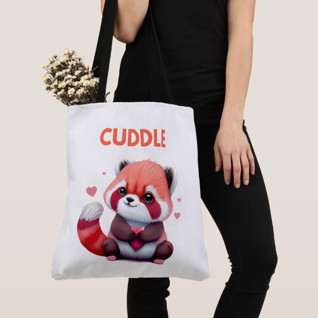 Bolso De Tela Tote Bag  cuddle (Detalle)