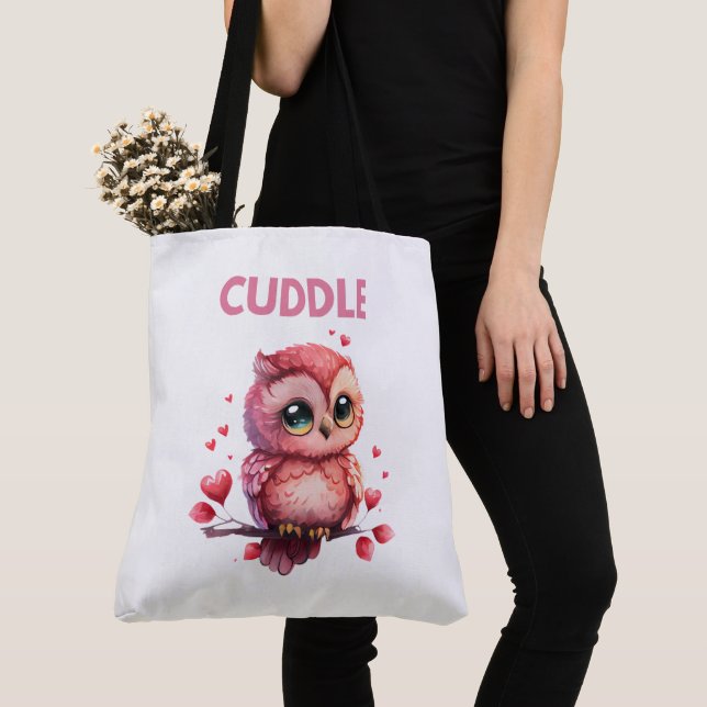 Bolso De Tela Tote Bag  cuddle (Detalle)
