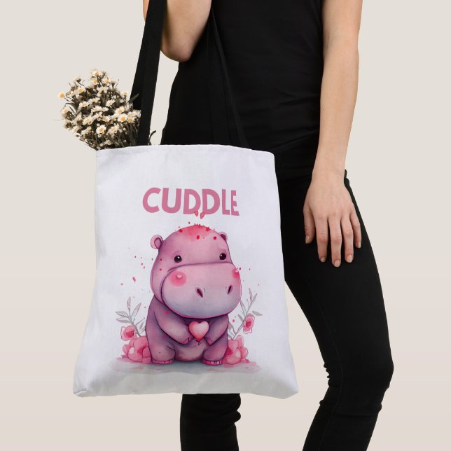 Bolso De Tela Tote Bag cuddle (Detalle)