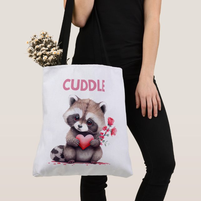 Bolso De Tela Tote Bag  cuddle (Detalle)