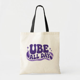 Bolso De Tela Tote Bag de Taza Ube Todo el Día