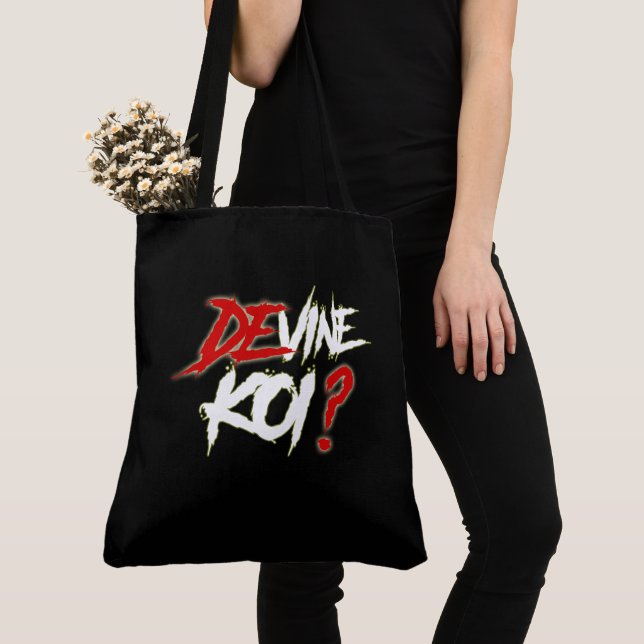 Bolso De Tela Tote Bag Devine Koi! (Detalle)
