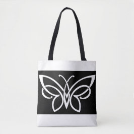 Bolso De Tela Tote Bag, diseño de 'Tribal Butterfly'