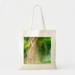Bolso De Tela Tote Bag Dream Light Green Tree