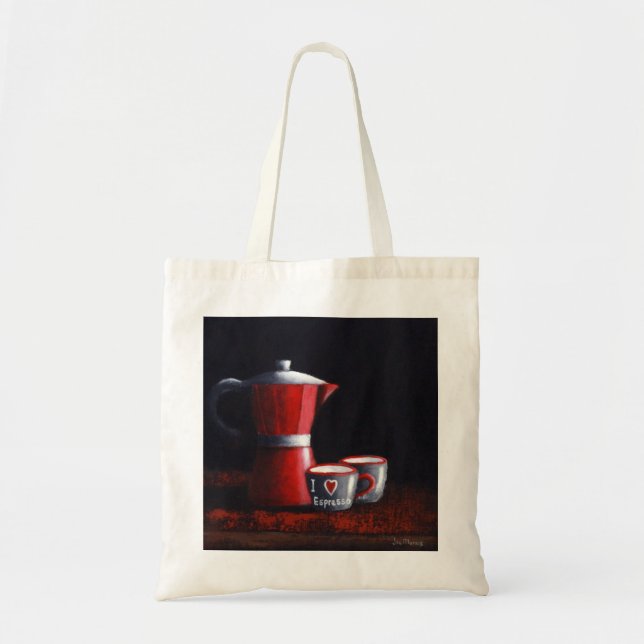 Bolso De Tela Tote Bag Espresso (Frente)