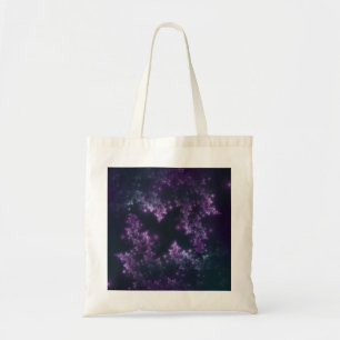 Bolso De Tela Tote Bag Fractal deja un brillo violento