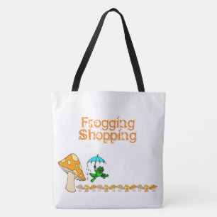 Bolso De Tela Tote Bag Froting Shopping Mushroom