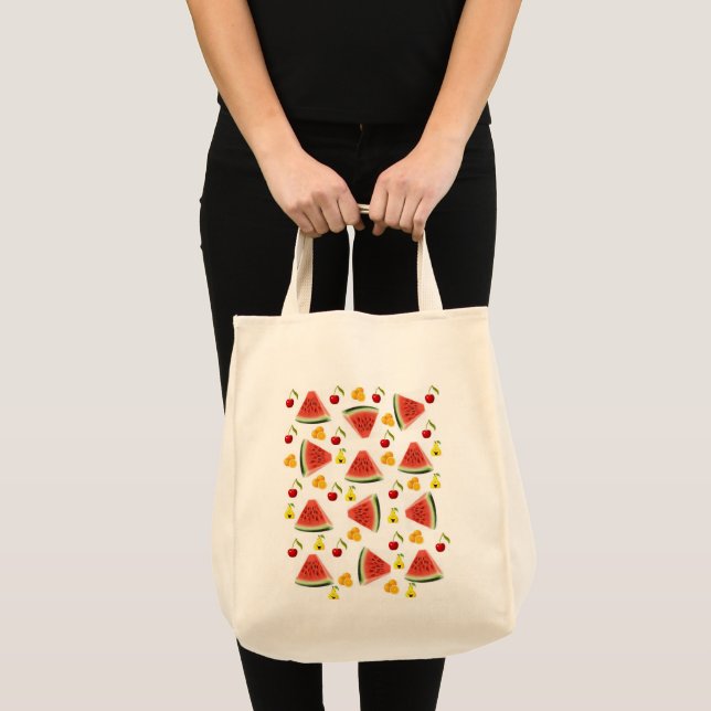 Bolso De Tela Tote Bag Fruit Watermelon (Anverso (producto))