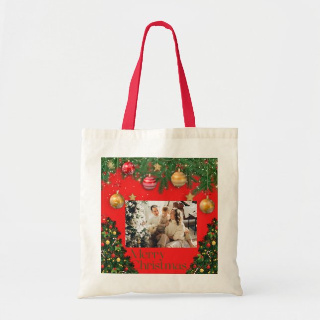 Bolso De Tela Tote Bag Full Photo Happy Ab (Frente)