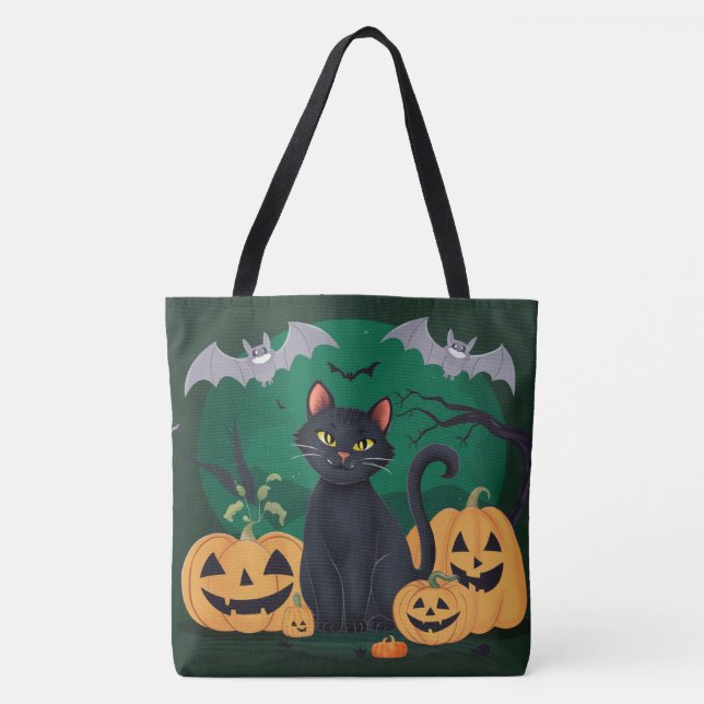 Bolso De Tela Tote Bag Halloween Séris 3 03 (Anverso)