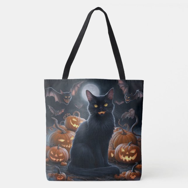 Bolso De Tela Tote Bag Halloween Séris 3 04 (Anverso)