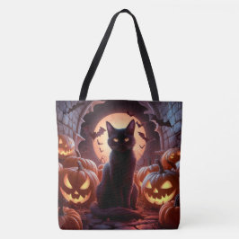 Bolso De Tela Tote Bag Halloween Séris 3 06