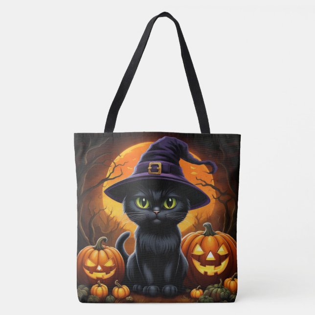 Bolso De Tela Tote Bag Halloween Séris 3 08 (Anverso)