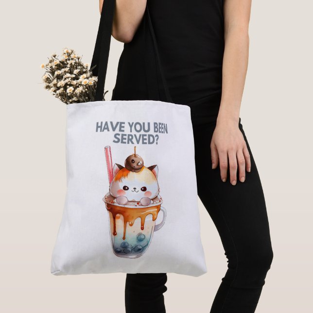 Bolso De Tela Tote Bag Have you been served? (Detalle)