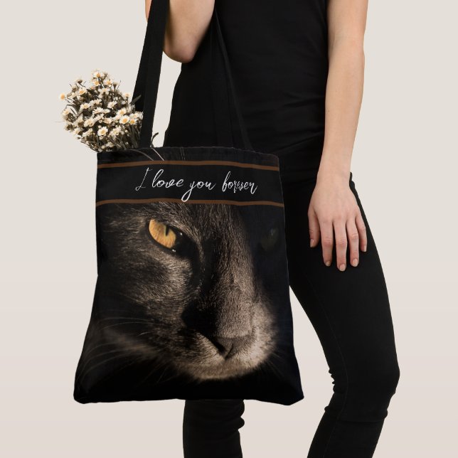 Bolso De Tela Tote Bag I love you forever. (Detalle)