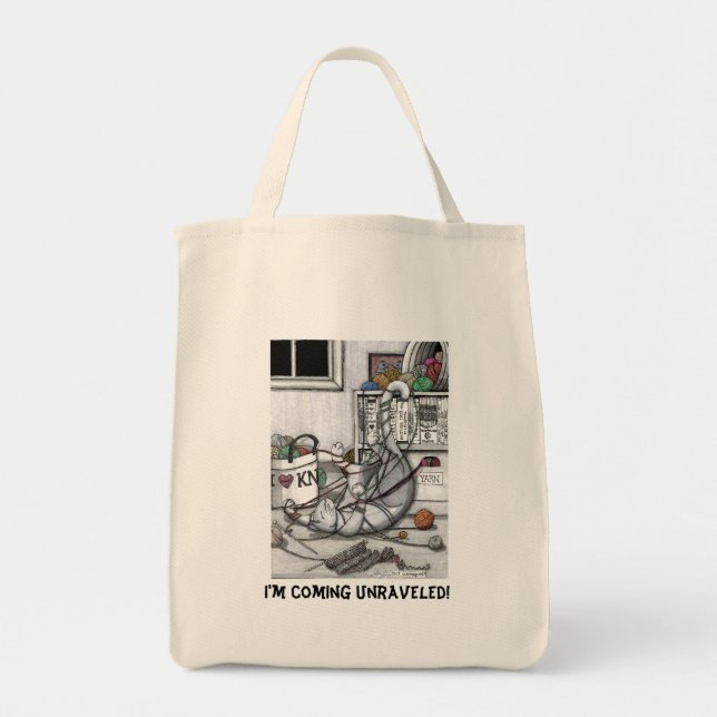 Bolso De Tela Tote Bag: I'm coming unraveled! (Frente)