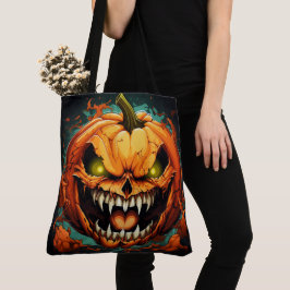 Bolso De Tela Tote Bag Invasion of the Furious Pumpkins