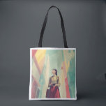 Bolso De Tela Tote bag Kazuko photographe<br><div class="desc">Kazuko — Japanese Urban Dream Art
Kazuko photographe japonaise immergée dans un monde moderne de couleurs. Kazuko est une photographe japonaise suspendue dans le temps,  entourée d'une architecture aux couleurs pastel qui semble sortir d'un rêve.
An elegant design showing Kazoo a Japanese photographer in a whole vibrant world.</div>