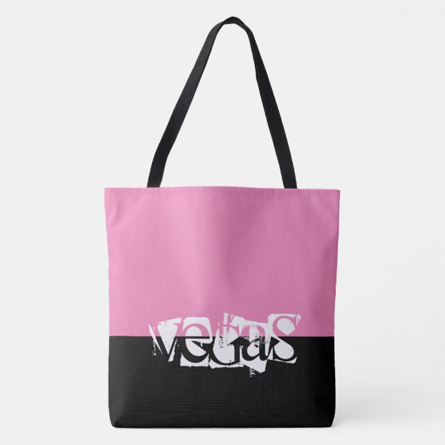 Bolso De Tela Tote Bag-Large Vegas (Anverso)
