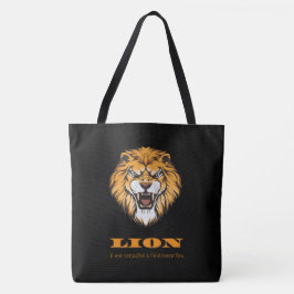 Bolso De Tela Tote Bag Lion