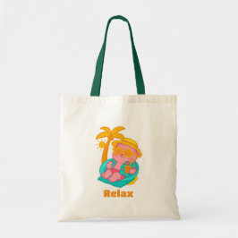 Bolso De Tela Tote Bag Lotus Relax