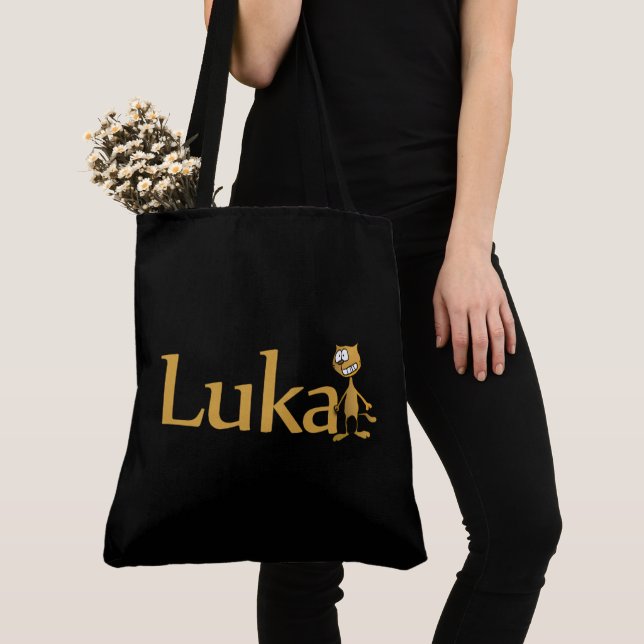 Bolso De Tela Tote Bag Luka (Detalle)