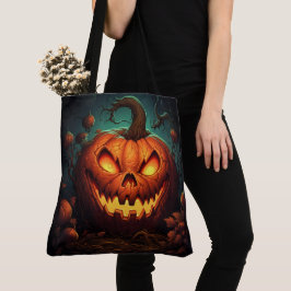 Bolso De Tela Tote Bag Mad Pumpkin